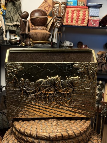 Vintage embossed metal - vintage,