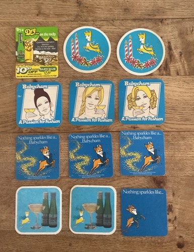 Vintage babycham card drink - card,