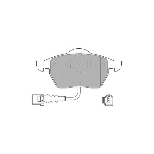 Delphi lp1525 brake pad - brake, set