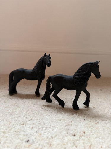 Schleich friesian mare and - schleich,
