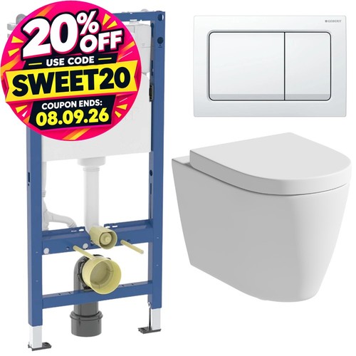 Rimless wall hung - wall, pan