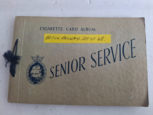 Senior service cigarette card - ,