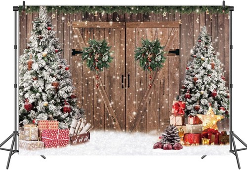 7x5ft christmas wood cabin - 7x5ft,