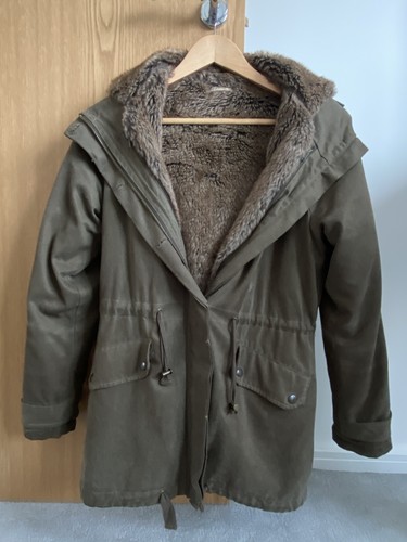 Vintage khaki green parka - khaki,