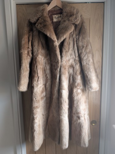 Vintage real musquash fur - musquash, coat