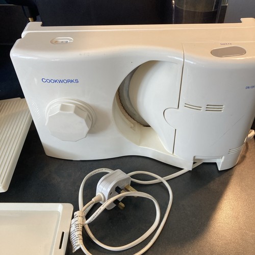 Cookworks electric meat slicer - cookworks,
