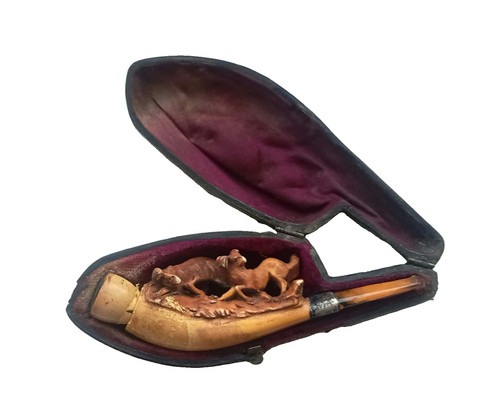 Antique meerschaum cheroot - antique,