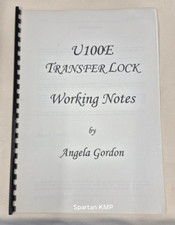 BK48 PASSAP E6000 KNITTING MACHINE BOOK U100E TRANSFER LOCK BY ANGELA GORDON