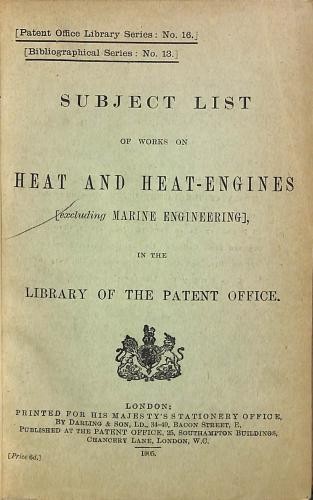 Patent office library - office, series