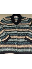 Brora Fair Isle Cardigan 100%