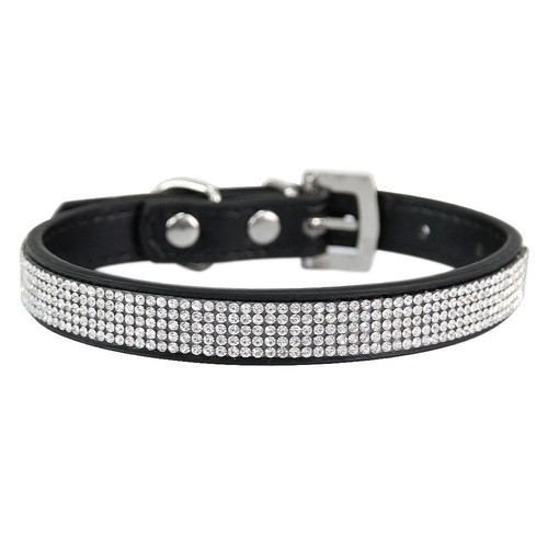 Dog collar suede leather - dog,