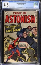 TALES TO ASTONISH # 35  KEY 1ST ANT-MAN IN COSTUME  CGC 4.5 VG+  PENCE  1962
