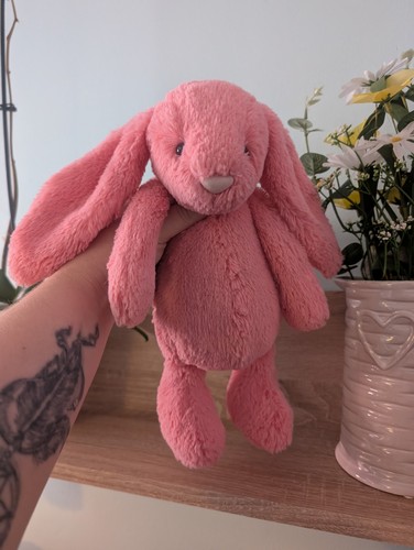 Jellycat bashful coral bunny - coral,