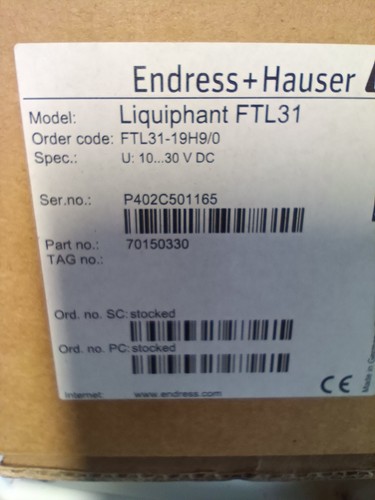 Endress and hauser ftl31 - and,