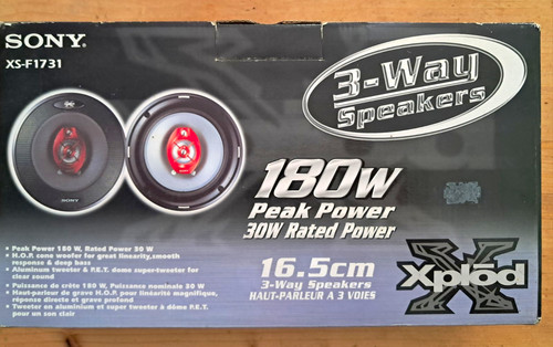 Sony f1731 way speakers - 3-way,