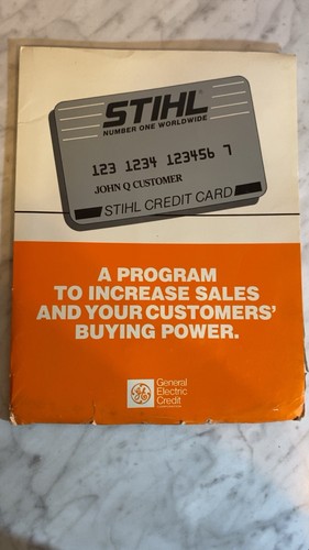 Vtg stihl chain saws - stihl, embossed