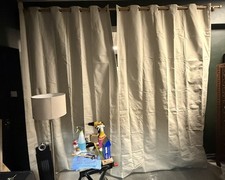 Dunelm wooden curtain pole