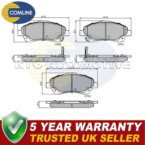 Comline front brake pads set - brake,