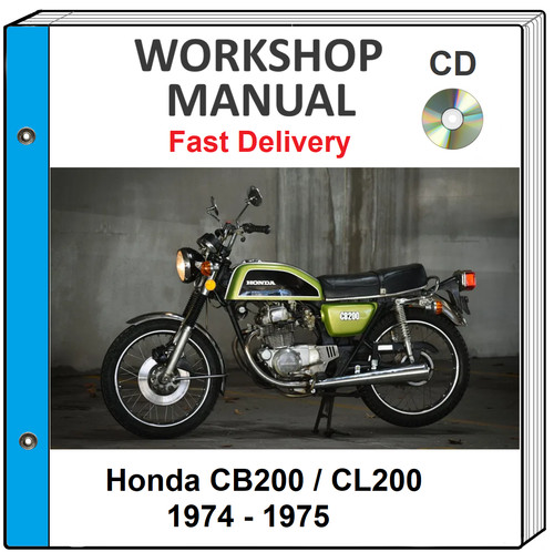Honda cb200 cl200 1974 - honda,