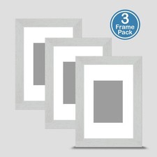 White Photo Frame 6x4 X3 MULTI