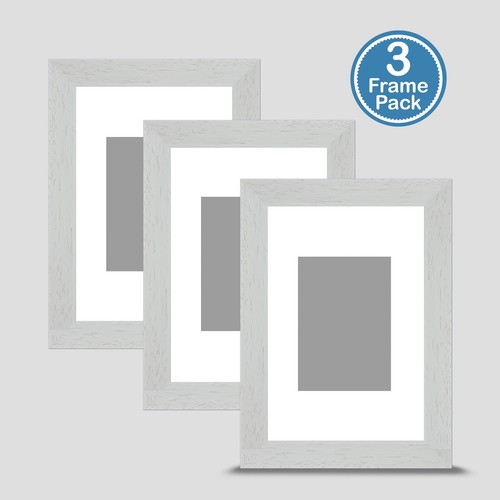 White photo frame 6x4 - white,