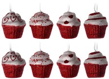 Red White Candy Cane Cupcake