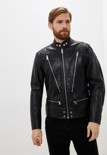 Diesel leather jacket - diesel,