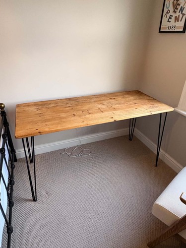 Desk beautiful dark - -, oak