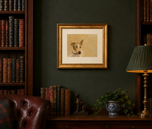 Framed print original - of,