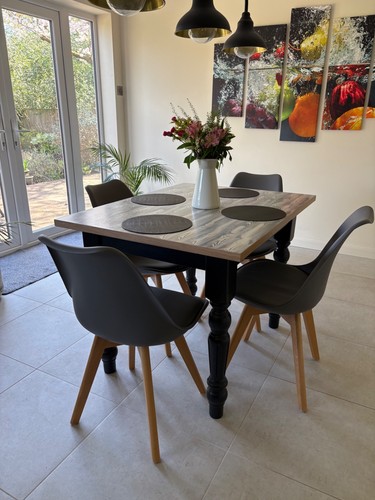 Rustic farmhouse dining table - rustic,