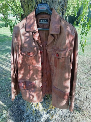 Vintage heeli leather jacket - heeli,