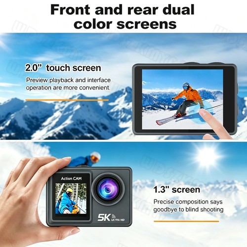 Keswo action camera - 5k, 2