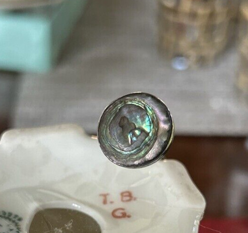 Vintage sterling silver shell - vintage,