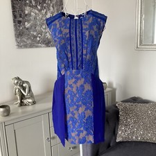 Three Floor Royal Blue Nude