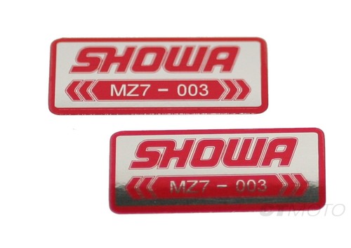 Showa fork shock decals - showa,