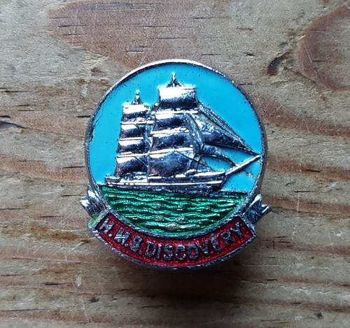 Vintage hms discovery enamel - vintage,