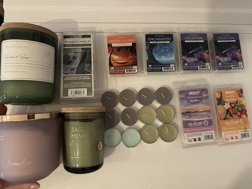 Candle and wax - candle,