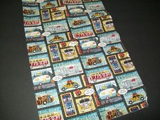 Travel Cars Trailers Fabric