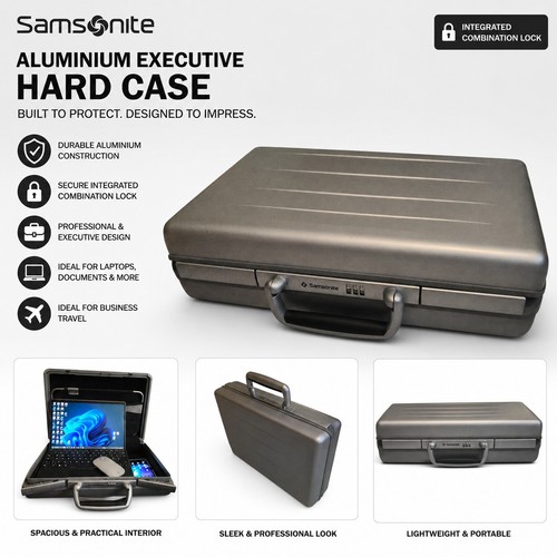 Samsonite metal aluminium - metal,