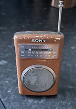 Sony SRF-220 AM/FM Stereo Radio Vintage, Ultra-Compact, 40th Anniversary Special
