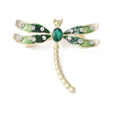 1.9"  TWO TONE GREEN ENAMEL