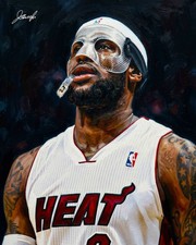 Lebron James Masked Miami Heat