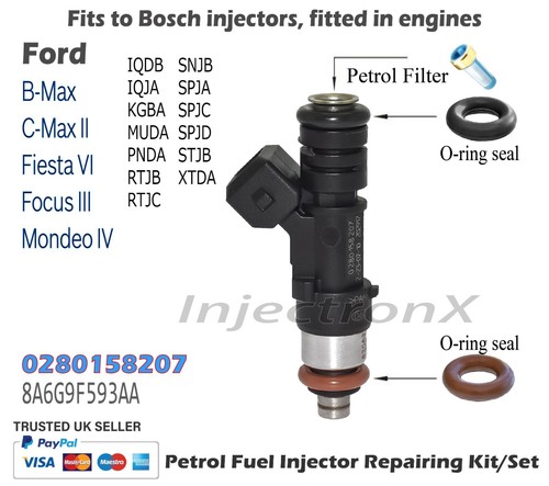 Fuel injector service kit - service,