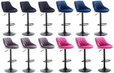 3 X Velvet Bar stools , set of
