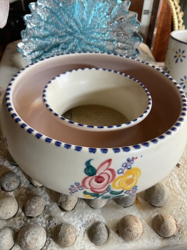 Poole pottery posy ring - pottery,