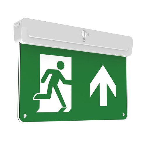 Emergency exit sign self - exit,