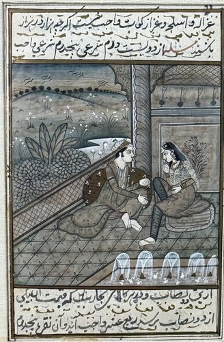 Antique indian framed - antique,