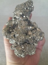 Large pyrite crystal cluster - large,