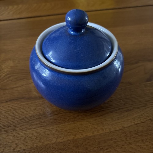Denby imperial blue - sugar, bowl