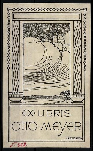 Exlibris von goldstein - von,